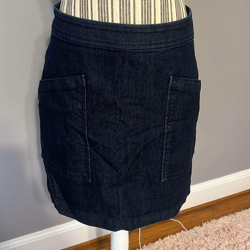 LOFT Denim Mini Skirt